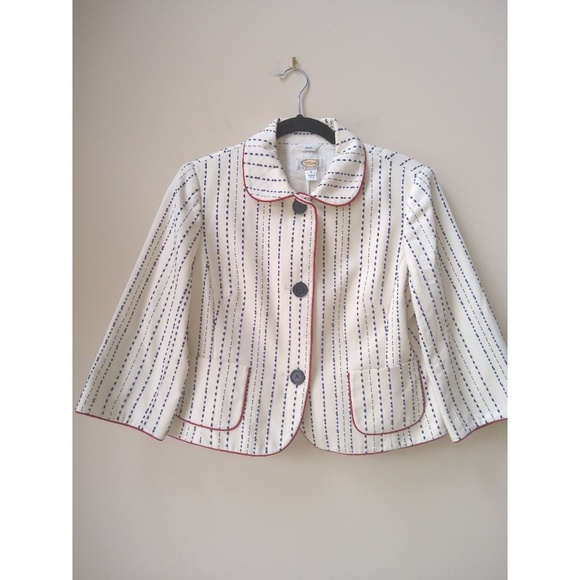 Talbots Jackets & Blazers - Talbot's Cropped Button Down Blazer